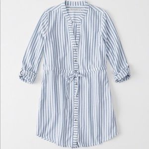 Striped Shirt Dress